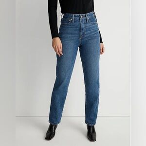 Madewell curvy straight jeans